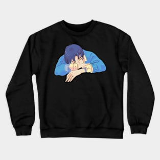 most likely to take a nap Sticker Crewneck Sweatshirt